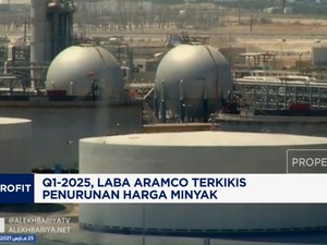 Video: Q1-2025, Laba Aramco Tergerus Penurunan Harga Minyak