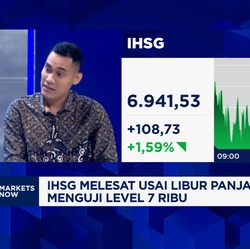Video: IHSG Melesat Usai Libur Panjang, Siap Uji Level 7.000