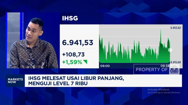 Video: IHSG Melesat Usai Libur Panjang, Siap Uji Level 7.000