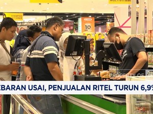 Video: Lebaran Usai, Penjualan Ritel Turun 6,9%