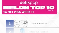 Lagu Cinta 10CM Nomor #1 di Chart Melon