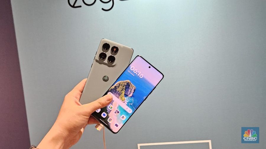Motorola Edge 60 Fusion. (CNBC Indonesia/Intan Rakhmayanti Dewi)