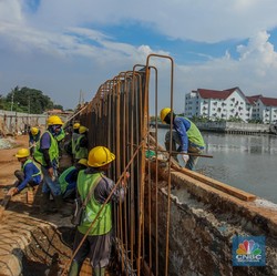 Cegah 'Kiamat' Dini Jakarta, Tembok Ini Dibangun Setinggi 2,5 Meter