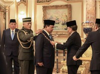 Selamat! Prabowo Terima Bintang Kebesaran Negara Brunei Darussalam