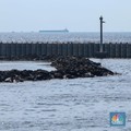 Penampakan Tanggul Laut Muncul di Ancol