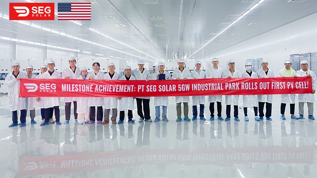 Dorong Transisi Energi, SEG Solar Luncurkan Produk Hijau N-Type di RI