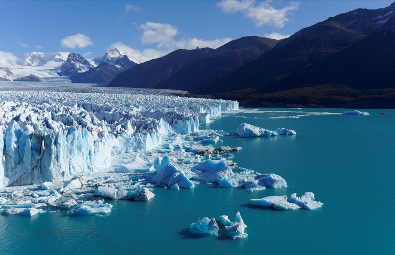 A combination of screengrabs from video shows ice calving off the Perito Moreno glacier into the Lago Argentino (Argentine Lake), in the Parque Nacional Los Glaciares, near the city of El Calafate in the Patagonian province of Santa Cruz, Argentina April 21, 2025. Reuters TV/via REUTERS