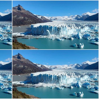 Menegangkan! Detik-Detik Runtuhnya Gletser Perito Moreno