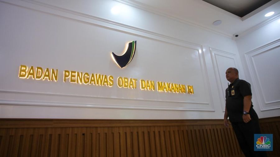 Badan Pengawas Obat dan Makanan (BPOM). (CNBC Indonesia/Faisal Rahman)