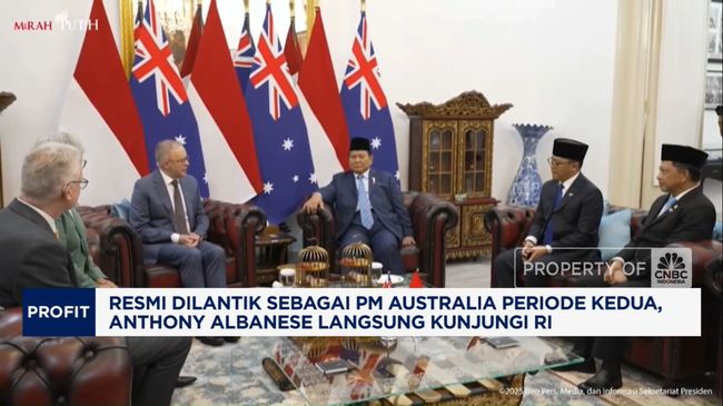 Video: Prabowo Terima Kunjungan PM Australia di Istana Merdeka