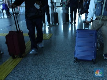 Commuter Line Bandara Soekarno-Hatta (Basoetta). (CNBC Indonesia/Tri Susilo)