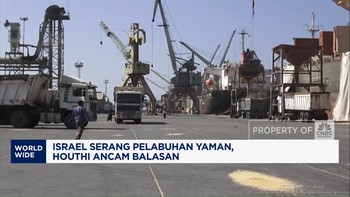 Video: Israel Serang Pelabuhan Yaman, Houthi Ancam Balasan