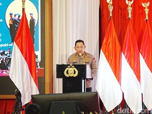 Rakernis Baharkam-Korbrimob, Kapolri Ingatkan Pentingnya Cepat Tanggap Penanganan Bencana