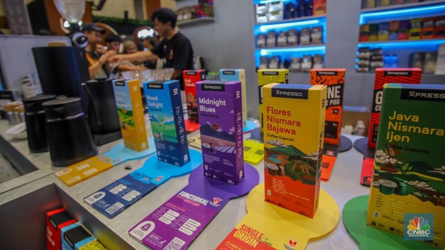 Pameran World of Coffee Jakarta 2025 di Jakarta International Convention Center (JICC), Jakarta, Kamis (15/5/2025). (CNBC Indonesia/Faisal Rahman) Pameran World of Coffee Jakarta 2025 di Jakarta International Convention Center (JICC), Jakarta, Kamis (15/5/2025). (CNBC Indonesia/Faisal Rahman)