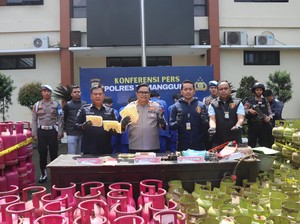 Pengoplos LPG Subsidi di Temanggung Diciduk, Barang Bukti 812 Tabung Gas