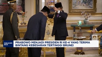 Video: Prabowo Terima Bintang Kebesaran Tertinggi Brunei Darussalam