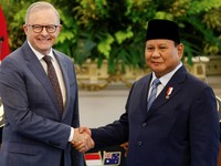 Momen Pertemuan Presiden Prabowo dan PM Australia Albanese