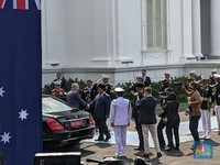 PM Australia Tiba di Istana Merdeka, Disambut Langsung Prabowo