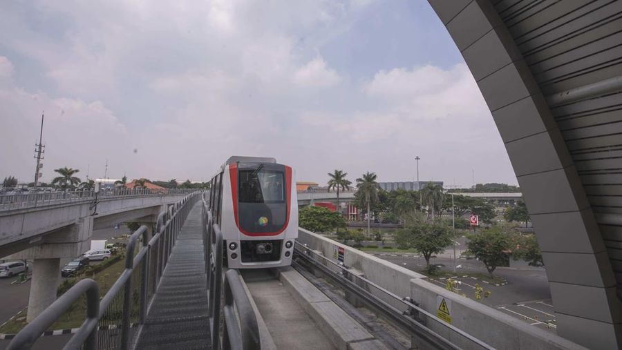 Skytrain Bandara Soekarno-Hatta. (Istimewa)