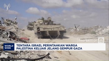Video: Siap Menyerang! Tentara Israel Usir Warga Palestina Dari Gaza