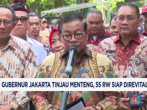  Tinjau Menteng, Gubernur Jakarta Siap 55 RW Direvitalisasi