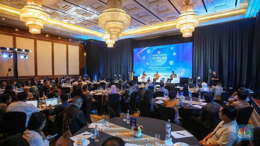 CNBC Indonesia Investment Forum 2025. (CNBC Indonesia/Faisal Rahman)