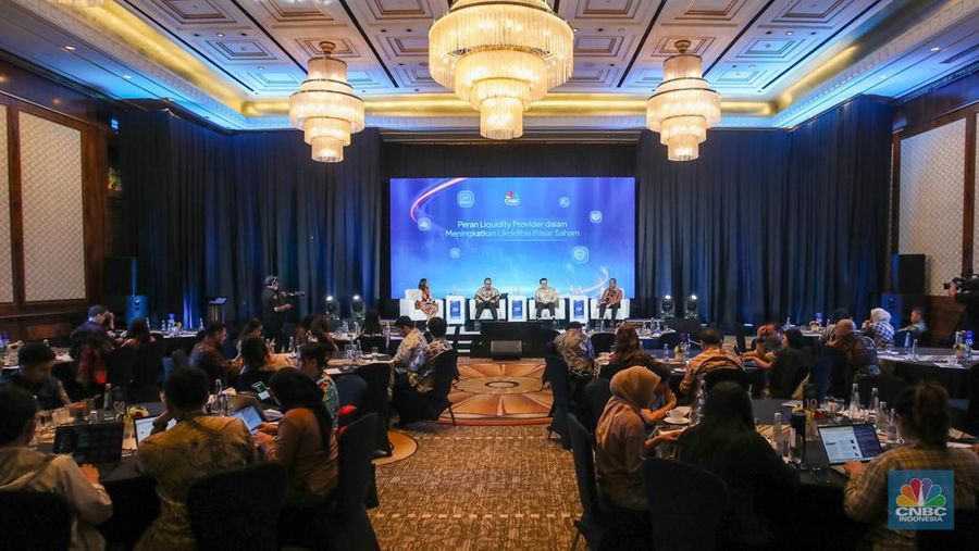 CNBC Indonesia Investment Forum 2025. (CNBC Indonesia/Faisal Rahman)