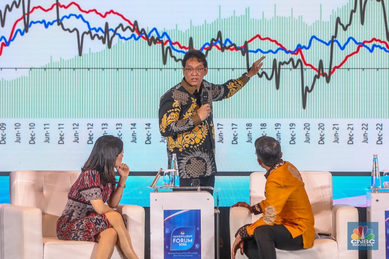 CNBC Indonesia Investment Forum 2025. (CNBC Indonesia/Faisal Rahman)