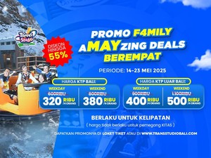 Trans Studio Theme Park Bali Hadirkan Promo Hemat Berempat Selama Mei 2025