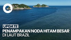 Video: Noda Hitam Besar Mendadak Muncul di Laut Rio de Janeiro Brasil