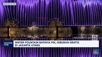 Video: Water Fountain Batavia PIK, Hiburan Gratis di Jakarta Utara