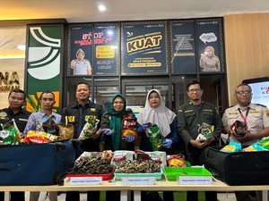 Karantina Kepri Gagalkan Penyelundupan 10.647 Ekor Kuda Laut Kering dari WNA
