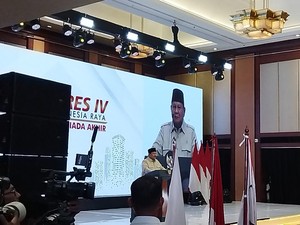 Kelakar Prabowo Tak Pidato Panjang di Kongres Tidar: Sudah Dilirik Pak HNW