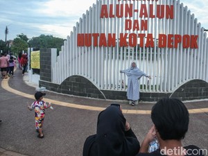 Alun-Alun Barat Depok, Kebanggaan Warga Sawangan, Cocok buat Berakhir Pekan