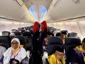 Lion Air Terbangkan 1.134 Jemaah Haji Maluku Utara Lewat Makassar