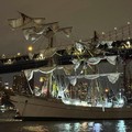 Kapal Angkatan Laut Meksiko Tabrak Jembatan Brooklyn-Korban Berjatuhan