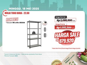Beli Rak di Transmart Full Day Sale Diskon Rp 1,2 Jutaan