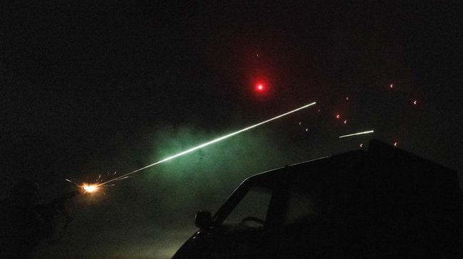 Potret Serangan Bunuh Diri Terbesar Rusia ke Ukraina, Langit Mencekam