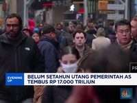 Video: Belum Setahun, Utang Pemerintah AS Tembus Rp 17.000 Triliun