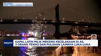Video: Kapal Latih Meksiko Tabrak Jembatan Brooklyn AS, 3 Orang Tewas