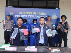 Duo Maling Gasak Emas 20 Gram dan Motor Milik Tetangga di Temanggung