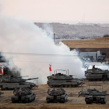 Potret Tank Israel Kepung Gaza, Operasi Darat Bawa 'Neraka' Lagi