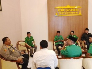 Polres Pasuruan dan GP Ansor Perkuat Sinergi Jaga Kamtibmas