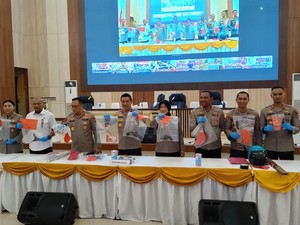 121 Preman Ditangkap Polda Lampung dalam Operasi Pekat Krakatau 2025