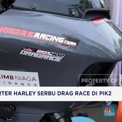 Video: 800 Lebih Starter Harley Serbu Drag Race di PIK 2