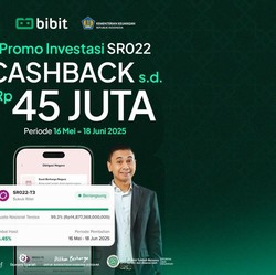 Beli SBN SR022 di Bibit, Kupon 6,55% & Cashback s.d. Rp45Jt