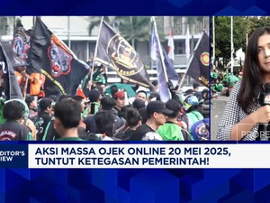 Video: Aksi Massa Ojek Online 20 Mei 2025, Tuntut Ketegasan Pemerintah