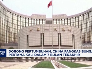  Bunga Acuan China Turun Pertama Kali Dalam 7 Bulan Terakhir