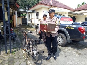 Residivis Maling Kotak Amal di Magelang Ditangkap Warga, Motornya Dibakar