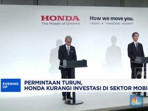 Permintaan Turun, Honda Kurangi Investasi di Sektor Mobil Listrik